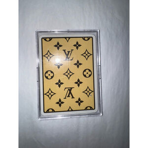 Unisex Louis Vuitton Playing Card Beige